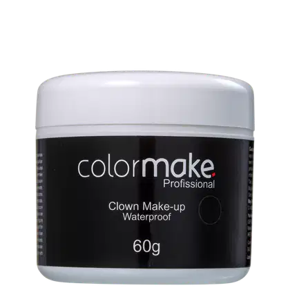 Imagem do produto Colormake Clown Makeup Preto - Tinta Cremosa 60g