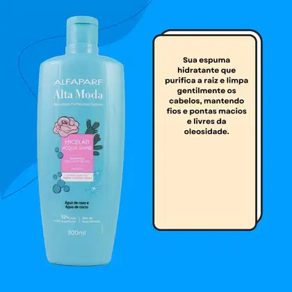 Imagem do produto Alfaparf Alta Moda Micelar Acqua Shine Shampoo 300ml