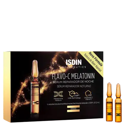 Imagem do produto ISDIN Isdinceutics Flavo-C Melatonin - Sérum Antioxidante Noturno 10x2ml