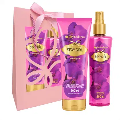 Imagem do produto Kit Phytoderm Sexy Girl: Body Splah Colônia, Hidratante e Sacola