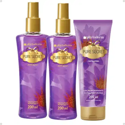 Imagem do produto Phytoderm Pure Secret: 2 Body Splash Leve 1 Hidratante