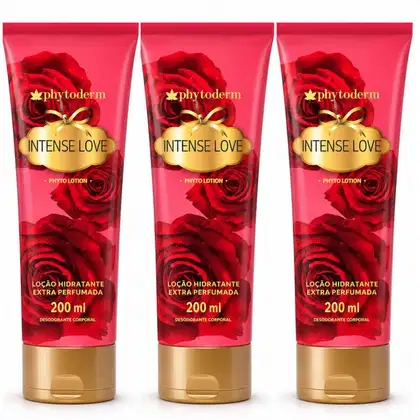 Imagem do produto Kit Phytoderm Intense Love: 3 Loções Hidratantes Corporais 200ml