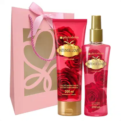 Imagem do produto Kit Presente Phytoderm Intense Love: Body Splash Colônia, Hidratante