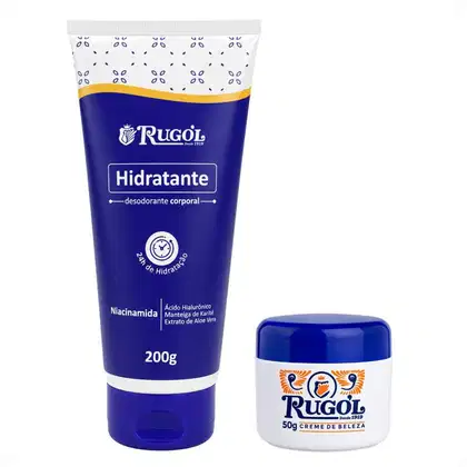 Imagem do produto Kit Rugol: Hidratante Corporal 200g e Creme de Beleza 50g