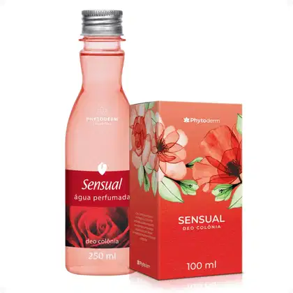 Imagem do produto Kit Phytoderm Sensual: Água Perfumada 250ml e Deo Colonia 100ml