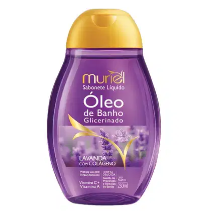 Imagem do produto Sabonete Líquido Muriel Óleo De Banho Lavanda Com Colágeno 230ml