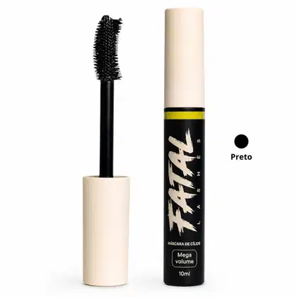 Imagem do produto Máscara De Cílios Jasmyne Fatal Lashes Mega Volume 10ml Ref.: J0126 Preto