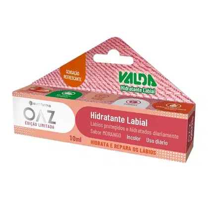 Imagem do produto Hidratante Labial OAZ Valda Sabor Morango Eurofarma 10ml