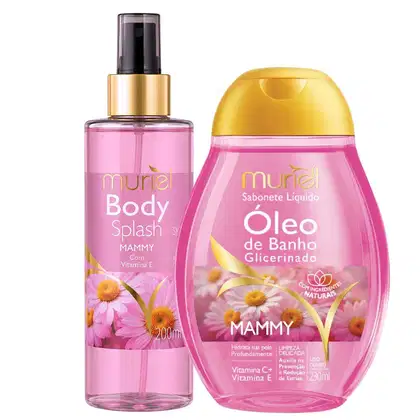 Imagem do produto Kit Muriel Mammy: Body Splash 200ml e Óleo De Banho Mammy 230ml