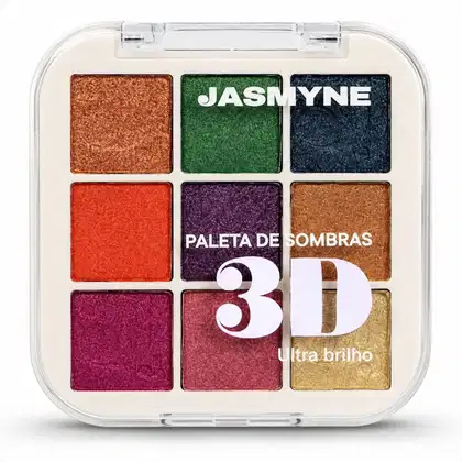 Imagem do produto Paleta De Sombras 3D Jasmyne Ultra Brilho Ref.: J0131