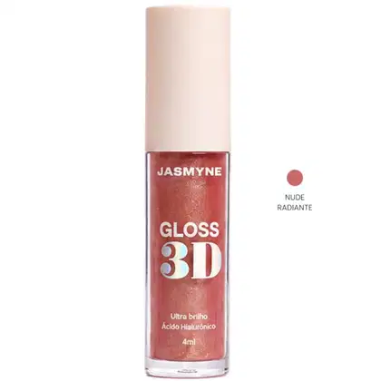 Imagem do produto Gloss Labial 3D Jasmyne Ultra Brilho 4ml Ref.: J0133 Nude Radiante