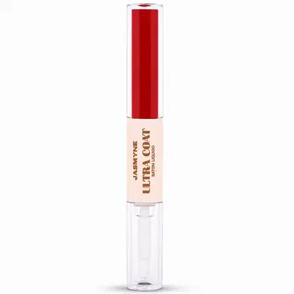 Imagem do produto Batom Líquido Jasmyne Ultra Coat 2 Em 1 Ref.: J0160 Vermelho Marcante
