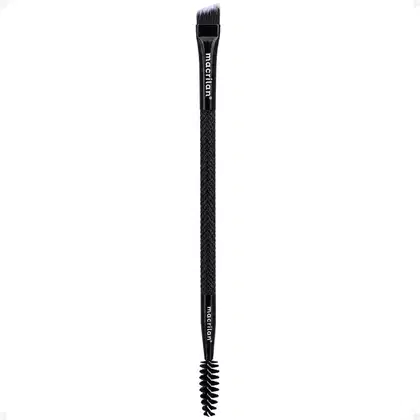 Imagem do produto Pincel Duplo Chanfrado e Escova Macrilan Noir Collection N12