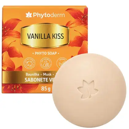 Imagem do produto Sabonete Vegetal Phytoderm Vanilla Kiss Phyto Soap 85g