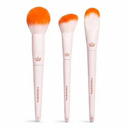 Imagem do produto Kit Pincel Mari Maria: Pincel Para Pó 03, Pincel Para Blush 04 e Pincel para Base 05