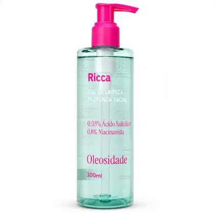 Imagem do produto Gel De Limpeza Profunda Facial Ricca Oleosidade 300ml