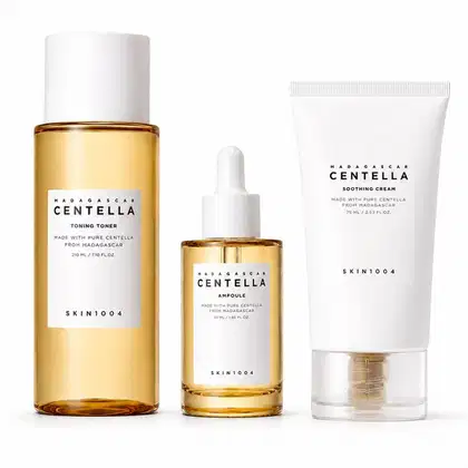 Imagem do produto Kit Skin1004 Madagascar Centella: Tônico Facial 210ml, Ampola Multifuncional 55ml e Creme Facial 75ml