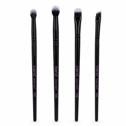 Imagem do produto Kit Pincéis Macrilan Trend: Sombra, Esfumar, Delinear e Côncavo