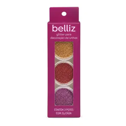 Imagem do produto GLITTER BELLIZ PARA DECORACAO DE UNHAS COLOR