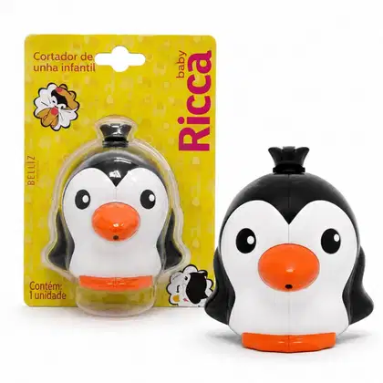 Imagem do produto Cortador De Unha Infantil Ricca Baby Pinguim Cód.: 593