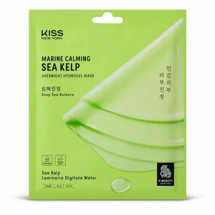 Imagem do produto Máscara Facial Kiss New York Extratos Marinhos Marine Calming Sea keep Overnight Hydrogel Mask