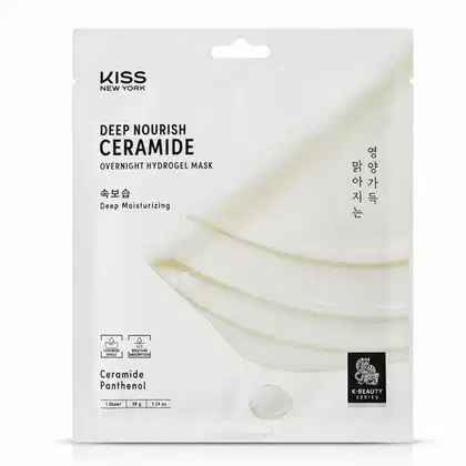 Imagem do produto Máscara Facial De Gel Kiss New York Ceramida Deep Nourish Ceramide Overnight Hydrogel Mask