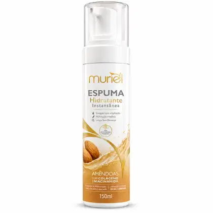 Imagem do produto Espuma De Limpeza Hidratante Muriel Facial e Corporal Amêndoas 150ml