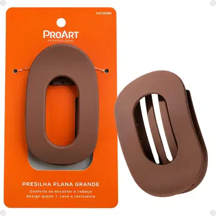 Imagem do produto Presilha Plana Proart Grande MarromPdc80bb