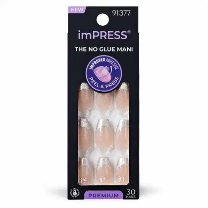 Imagem do produto Unhas Autocolantes Kiss Ny Impress The No Glue Mani Premium Memory Lane Ime12
