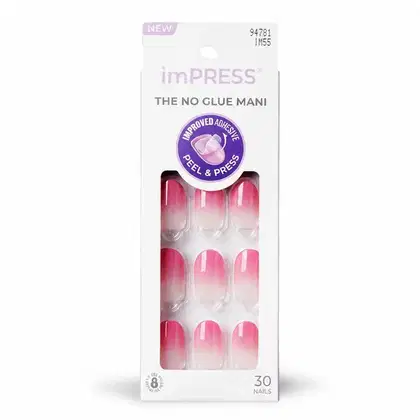 Imagem do produto Unhas Autocolantes Kiss Ny Impress The No Glue Mani Secretly Yours Im55