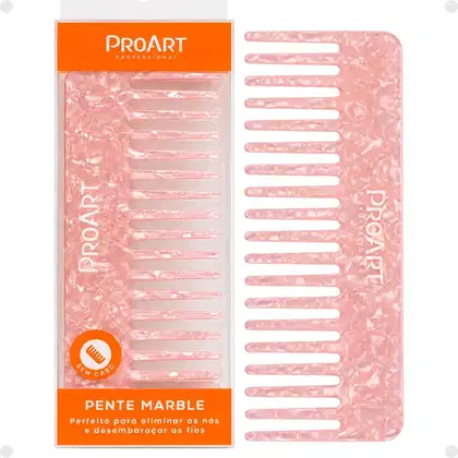 Imagem do produto Pente Sem Cabo Proart Marble Rosa Pm14bb