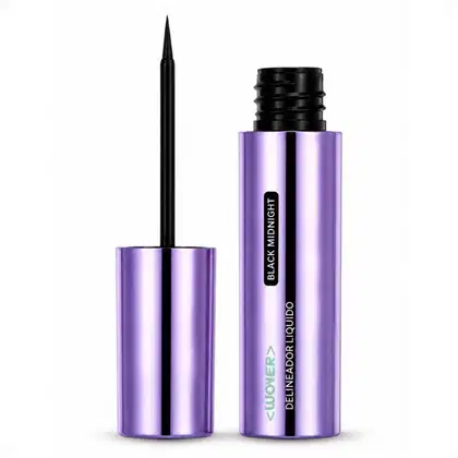 Imagem do produto Delineador Líquido Ruby Rose Wonder Wave Black Midnight Hb-e2103