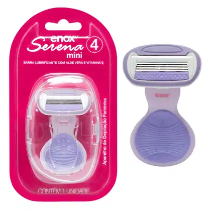 Imagem do produto Aparelho De Depilação Feminina Enox Serena Mini 4 Com Barra Lubrificante