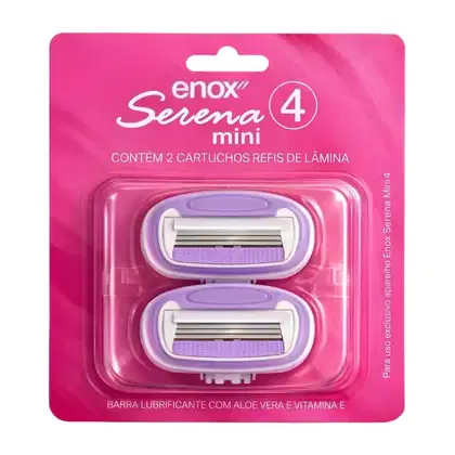 Imagem do produto Cartucho Para Aparelho De Depilação Enox Serena Mini 4 Com 2 Unidades