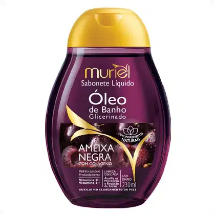 Imagem do produto Sabonete Líquido Muriel Óleo De Banho Glicerinado Ameixa Negra 230ml