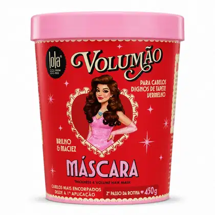 Imagem do produto Máscara Lola Volumão Brilho & Maciez 450g