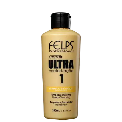 Imagem do produto Felps Professional XRepair Ultra Cauterização Dilatador - Shampoo Antirresíduo 250ml