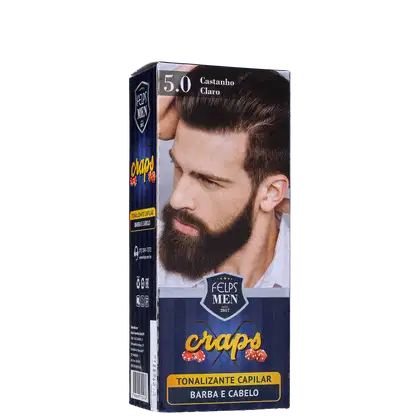 Imagem do produto Felps Professional Men Craps 5.0 Castanho Claro - Tonalizante
