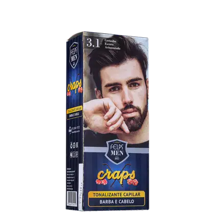 Imagem do produto Felps Professional Men Craps 3.1 Castanho Escuro Acinzentado - Tonalizante