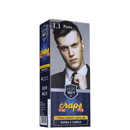 Imagem do produto Felps Professional Men Craps 1.1 Preto - Tonalizante