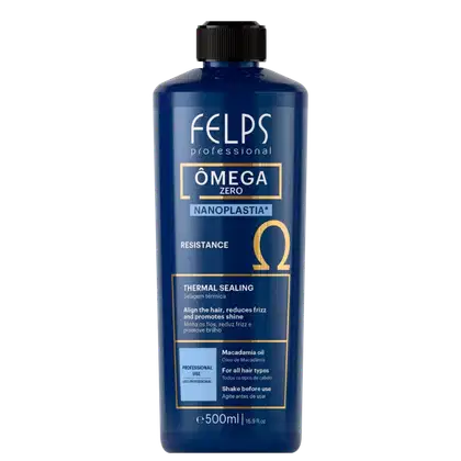 Imagem do produto Felps Professional Omega Zero Unique Nanoplastia Resistance - Selagem Térmica 500ml