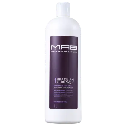 Imagem do produto MAB Marco Antônio de Biaggi Brazilian Curls - Shampoo 1000ml 