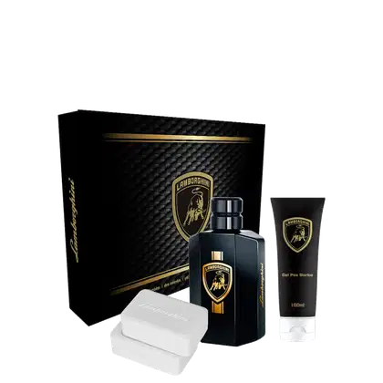 Imagem do produto Conjunto Lamborghini Masculino - Deo Colônia 100ml + Sabonete em Barra 2x100g + Pós-Barba 100ml