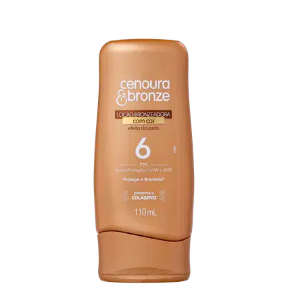 Imagem do produto Cenoura & Bronze FPS 6 - Bronzeador Protetor Com Cor 110ml