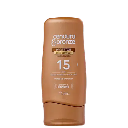 Imagem do produto Cenoura & Bronze Efeito Dourado FPS 15 - Bronzeador 110ml