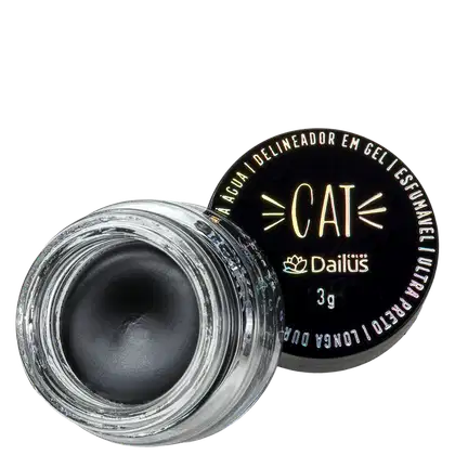Imagem do produto Dailus Cat 02 Preto - Delineador em Gel 3g