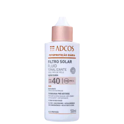 Imagem do produto Adcos Fotoproteção Diária Fluid Tonalizante FPS 40 Nude - Protetor Solar com Cor 50ml