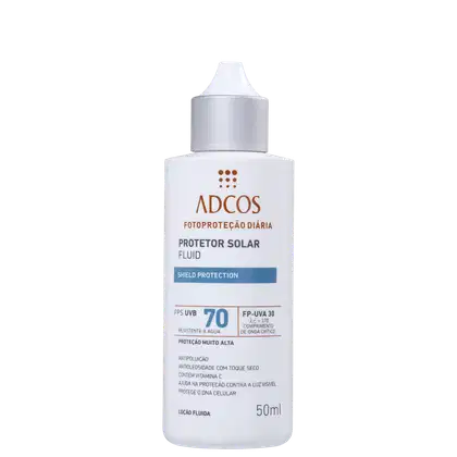 Imagem do produto Adcos Fotoproteção Diária Fluid Incolor FPS 70 - Protetor Solar 50ml