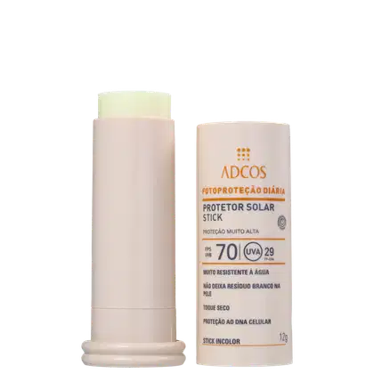 Imagem do produto Adcos Fotoproteção Diária FPS 70 Incolor - Protetor Solar Facial 12g