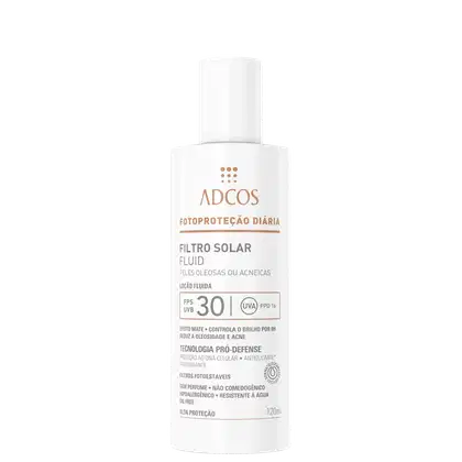 Imagem do produto Adcos Fotoproteção Diária Fluid FPS 30 - Protetor Solar 120ml